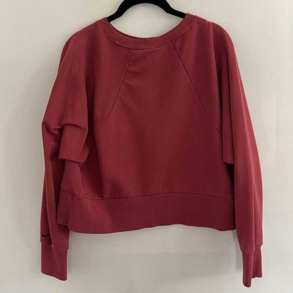 Nike Women's Pink Sweatshirt size medium de fit police training, Luxe crew - Picture 4 of 5